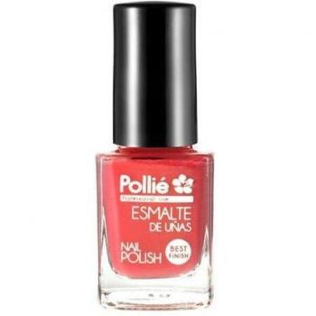 Esmalte de uñas coral Pollié