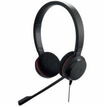 Jabra Evolve 20 UC Stereo Auriculares Alámbrico Diadema Oficina/Centro de llamadas USB tipo A Negro