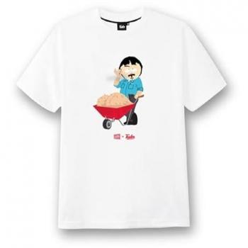 Tealer Randy Ball Classic White T-Shirt for Men