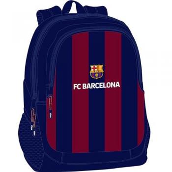 Mochila Escolar F.C. Barcelona 24/25, adaptable a carro, color granate y azul marino, dimensiones 32 x 44 x 16 cm, ideal para niños de diferentes edades, cómoda y versátil, calidad y