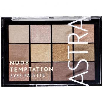 Astra Palette Temptation Nude - Paleta de Sombras de Ojos, Tono Nude, 15 g