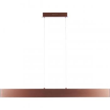 Lámpara Colgante LED Tinkodara Dimmable de Aluminio para Comedor en Marrón - Lindby