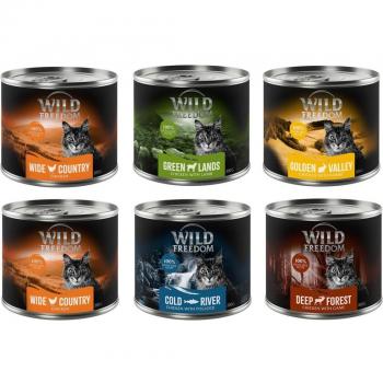 Wild Freedom Adult 6 x 400 g Canned Food - Cold River - Saithe and Chicken