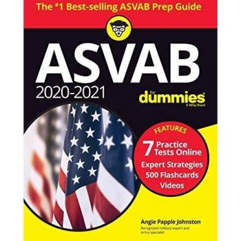 2020/2021 ASVAB For Dummies: Book + 7 Practice Tests Online + Flashcards + Video