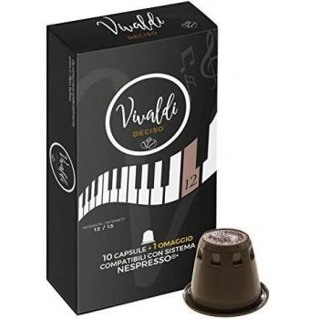 Vivaldi deciso 110 capsulas de cafe compatibles con nespresso