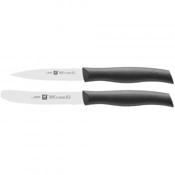 Set de 2 cuchillos Zwilling Twin Grip con mango antideslizante y acero inoxidable