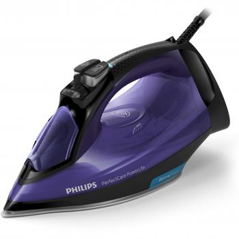 Philips PerfectCare PowerLife GC3925/30 - Plancha de vapor con tecnología OptimalTEMP, 2500W, Golpe de Vapor 180g, Vapor Continuo 45 g/min, Suela SteamGlide