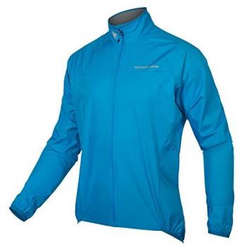 Chaqueta impermeable de ciclismo para hombre Endura Xtract II azul flúor (M)