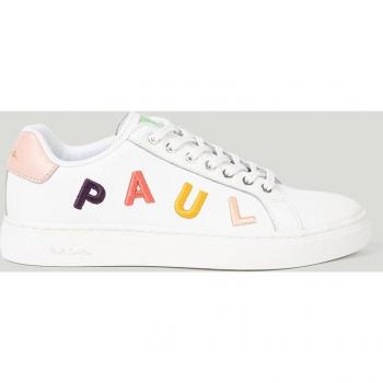 Paul Smith Women's White Leather Sneakers with Logo - Size 39
