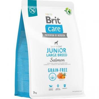 Alimento seco para perros jóvenes sin cereales, razas grandes (salmón y patatas) - Brit Care Junior Large Breed 3 kg