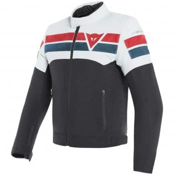 Chaqueta DAINESE Hombre TAMAÑO DE Chaqueta 8-Track Tex Negro-Hielo-Rojo 50