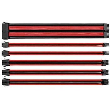 Thermaltake TtMod Sleeve - Cable, Color Negro y Rojo