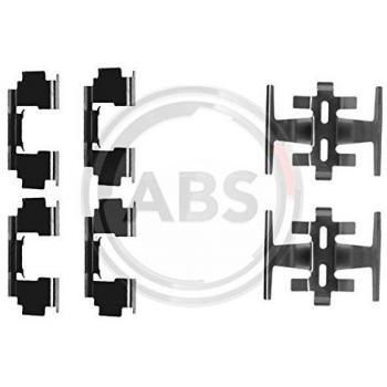 Kit de accesorios A.B.S. 1088Q, pastillas de freno para disco HONDA CRX 2