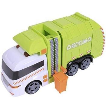 Teamsterz 1416391 Camión de Basura con Luz y Sonidos, 42 cm