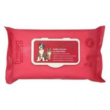 Toallitas Húmedas con Clorhexidina para Perros y Gatos
