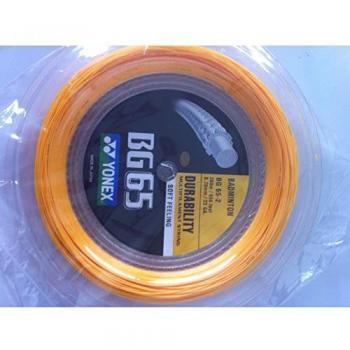 Bobina de Badminton YONEX BG-65 Naranja (200 M) 0.70 mm