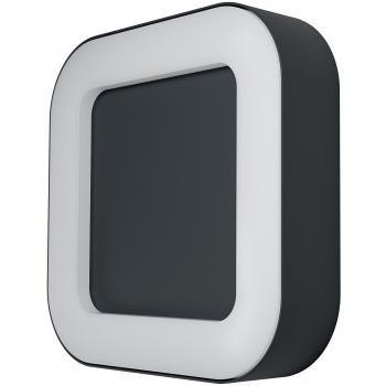Aplique LED Exterior Cuadrado Osram Endura Style 13W 3000K IP44 Gris Oscuro
