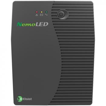 Sistema de Alimentación Ininterrumpida (UPS) Elsist NemoLED 65, 0,65 kVA, 240 W, 2 Salidas AC