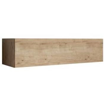 Mueble TV Colgante Aitana M1 - 120-180 cm, Color Roble, 1 Puerta, 2 Compartimentos, Acabado Mate, Dimensiones: Ancho 120-180 cm x Largo 30