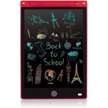 DAM Tableta LCD portátil de dibujo y escritura de 10 pulgadas, fondo multicolor, medidas 17x0x25cm
