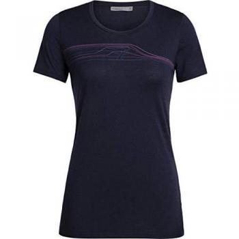 Icebreaker Tech Lite SS Low Crewe Snow Speedster Midnight Navy M