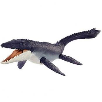 Jurassic World Figura Articulada Dinosaurio Mosasaurus Defensor del Océano, Multicolor, único