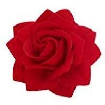Pequeño rojo rosa pico clip de pelo clip de boda festivales de San Valentín carreras