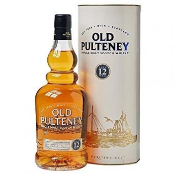 Old Pulteney 12 Year Old Single Malt Scotch Whisky 0.7L 40% with Gift Box
