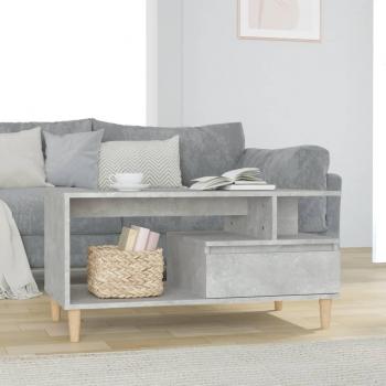 Mesa de centro vidaXL madera contrachapada 90x49x45 cm blanco, negro, blanco brillante, mesita de salón o comedor o auxiliar mesa de café meuble salón; mesa de centro vidaXL madera contrachapada gris horm