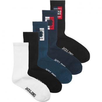 Pack de 5 pares de calcetines Jack & Jones - modelo 12237458 - color negro