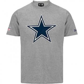 New Era NFL Regular Dallas Cowboys Grey Short Sleeve T-Shirt for Men