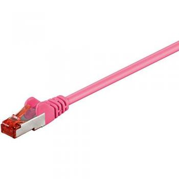 Cable de red Microconnect SSTP610PI Rosa 10 m Cat6 S/FTP (S-STP)