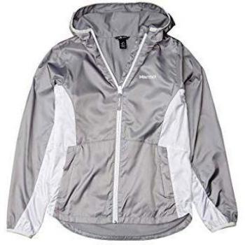 Marmot Trail Wind Hoodie Sudadera para niños, niña, Trineo/Blanco, L
