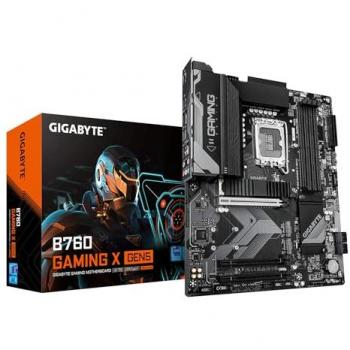 Placa Base GIGABYTE B760 GAMING X GEN5 ATX - Compatible con procesadores Intel Core 14ª generación, VRM de 8+1+1 fases, hasta 5600 MHz DDR5, 3 x