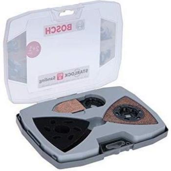 Bosch Professional 2608664133 Bosch Starlock Best of - Juego de 6 hojas de lija para madera y mortero, accesorios para multicortadores