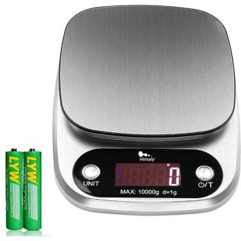 Báscula Cocina Digital 10kg Pantalla LCD Profesional