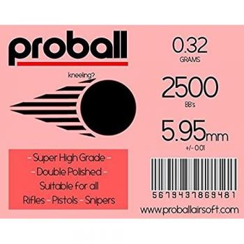 Proball 0.32g 2500 bolas airsoft