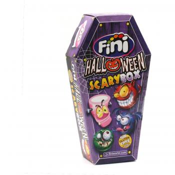 Fini Ataúd Scary Box - Golosinas y Chuches para Fiestas y Regalos - 99 gr