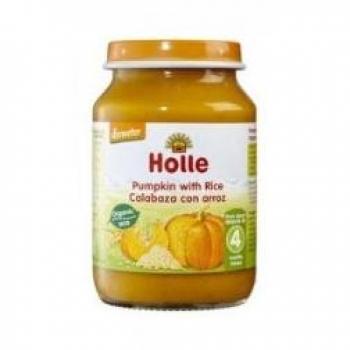 Holle - Potito Calabaza con Arroz Holle 190 gr 4m+