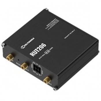 Router Industrial 4G LTE Teltonika RUT206, Dual SIM, Wi-Fi 2.4 GHz, RS232 y RS485, PoE Activo y Pasivo
