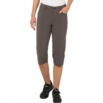 VAUDE Yaki 3/4 Pants – Pantalones, primavera/verano, mujer, color marrón grisáceo, tamaño 46
