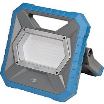Foco LED Brennenstuhl Professional Hybrid BS 8050 MH, 80W, 7900 lm, IP55, compatible con baterías Bosch de 18V, funciona con red o batería, fabricado en Alemania