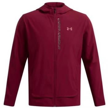 Chaqueta Cortavientos para Correr Under Armour Outrun The Storm Shell - Rojo Oscuro L