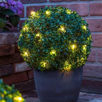 Bola de boj HI con LED de 35 cm de diámetro