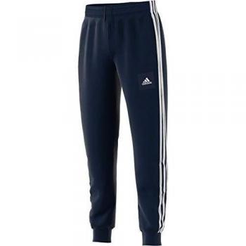 adidas Pantalón Infantil Unisex con 3 Rayas, Unisex niños, Pantalón para niños, FM7600, Color Azul y Blanco, 104