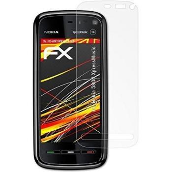 3 x atFoliX Protector Película Nokia 5800 XpressMusic Lámina Protectora - FX-Antireflex-HD Antirreflejo para pantallas de alta resolución