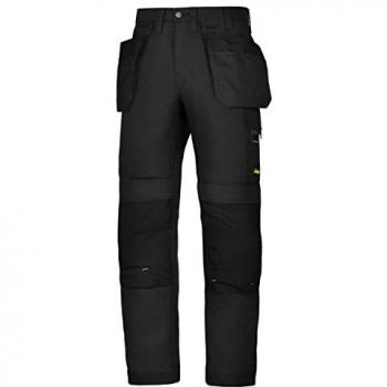 Pantalones de Trabajo Snickers 6201 Allround con Bolsillos para Hombre, Negros, Talla 41 37
