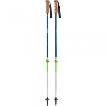 Bastones de Trekking Junior Komperdell Peak Hunter Powerlock 90-125 cm Unisex Gris / Verde / Azul
