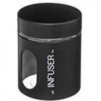 Tarro de cristal y metal Ublo 0,6L negro - 5five