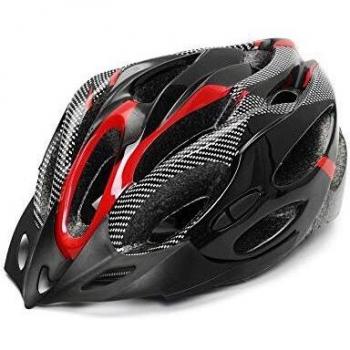 Huai1988 Casco de Ciclismo para Adultos, para Hombres Mujeres Casco con Negra Visera de Bicicleta Mate Ajustable para Adultos Protección de Monopatín Casco de Seguridad Protección de Montaña Unisex